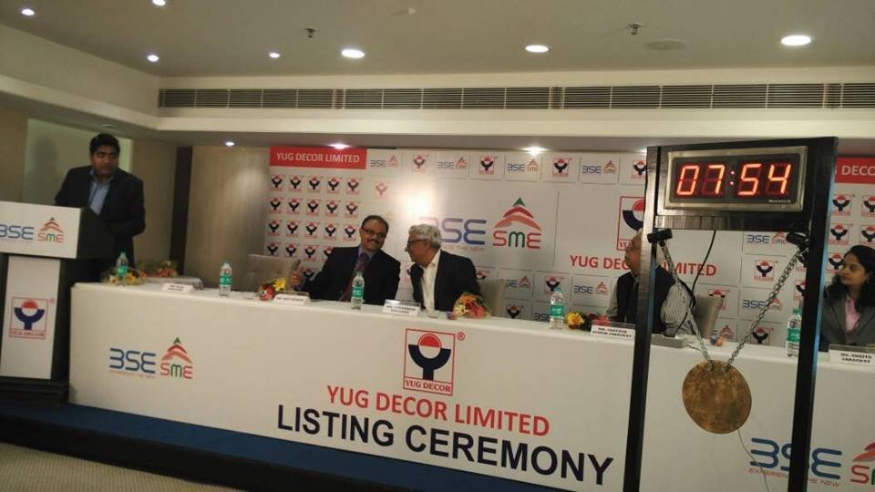 Yug Decor Limited Listing Ceremony Photos thumbnail